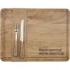Mudpie Carving Board Set In Brown In Neutral