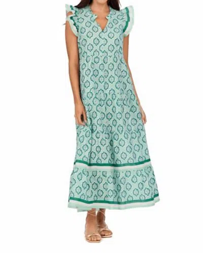 Mudpie Chapman Maxi Dress In Green