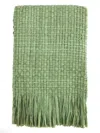 Mudpie Colored Throw In Green