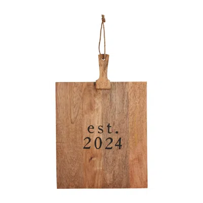 Mudpie Est 2024 Serving Board In Brown