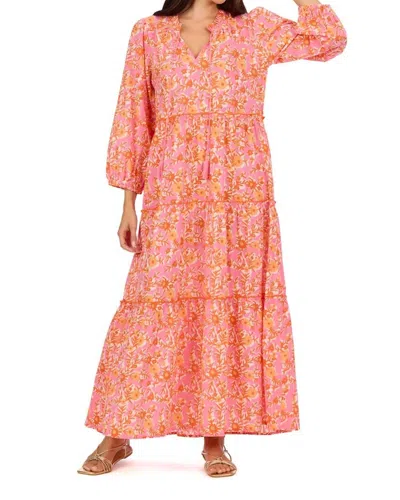 Mudpie Farris Maxi Dress In Pink