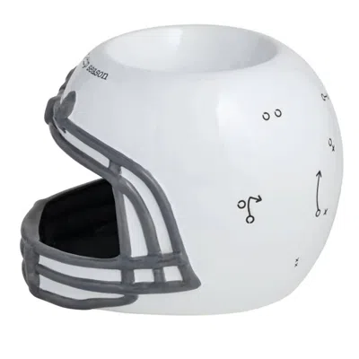 Mudpie Football Helmet Chip And Dip Server In White