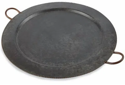 Mudpie Galvanized Tin Round Tray