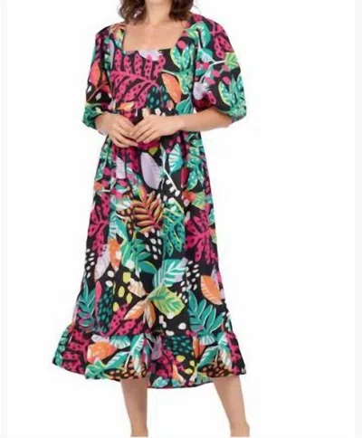 Mudpie Gentry Midi Dress In Black