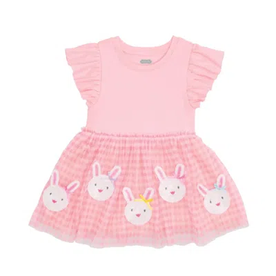 Mudpie Kids' Girl's Easter Sequin Tutu Dress In Pink