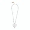 Mudpie Heart Decorative Wood Beads Home Decor In White