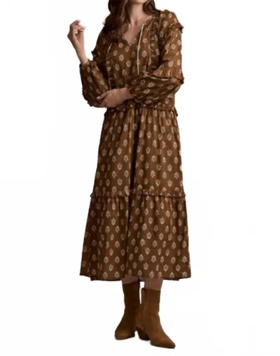 Mudpie Hubbard Maxi Dress In Brown