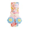 Mudpie Kid's Floral Swaddle & Rattle Set In Multi