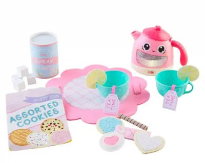Mudpie Kid's Tea Party Play Set In Pink In Multi
