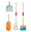 Mudpie Kid's Wood Cleaning Toy Set In Multicolor