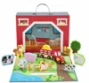 Mudpie Kid's Wood Farmhouse Story Box In Multicolor