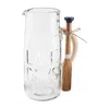 Mudpie Lake Drinks Glass Pitcher In Clear