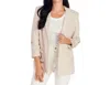 Mudpie Lyra Blazer In Tan In Multi