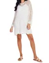 Mudpie Milton Crochet Tunic In White In Multi