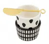 Mudpie Patterned Tidbit Set In Black In White