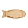 Mudpie Paulownia Fish Tray Large In Natural