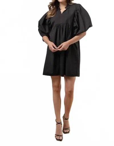 Mudpie Shipley Mini Dress In Black