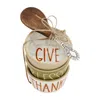Mudpie Thankful Tidbit Set In Multi