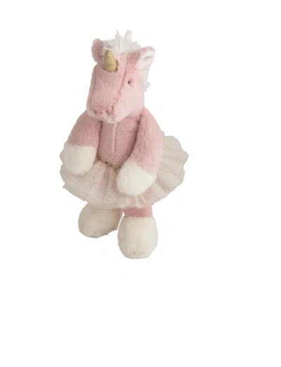 Mudpie Toys Charlotte The Unicorn Ballerina Bestie In Pink