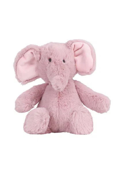 Mudpie Toys Effie Safari Plush Rattle In Pink