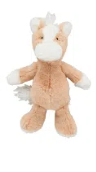 Mudpie Toys Hank Farm Plush Rattle In Brown