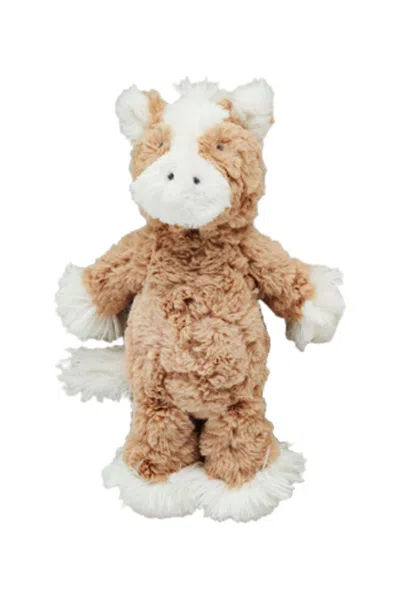 Mudpie Toys Henry Horse Plush In Brown