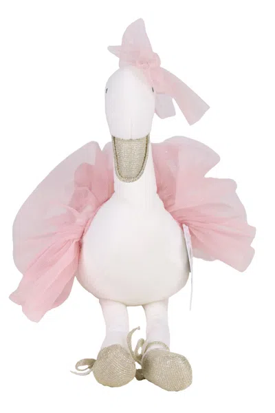Mudpie Toys Lola Swan Velvet Princess Plush