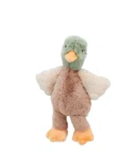 Mudpie Toys Marley Farm Plush Rattle In Brown