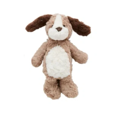 Mudpie Toys Sammy Farm Plush Rattle In Brown