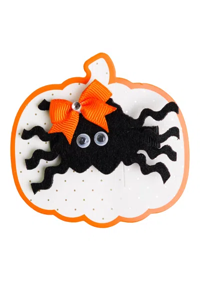 Mudpie Toys Spooky Spider Halloween Icon Hair Clip