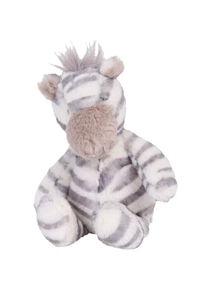 Mudpie Toys Zoe Zebra Plush In Animal Print