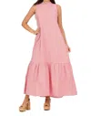 Mudpie Wallis Stripe Maxi Dress In Red