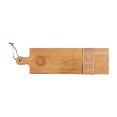 Mudpie Wood Serving Board In Brown