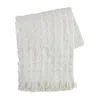 Mudpie Woven Waffle Throw In Gray #41000119