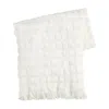 Mudpie Woven Waffle Throw In White #41000119