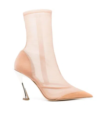 Mugler Shoes In Beige