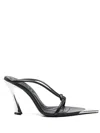 Mugler 105mm Nappa Mules In Black