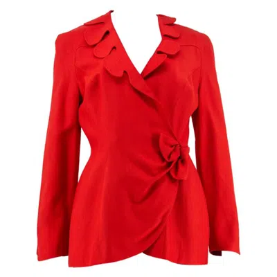 Pre-owned Mugler 1980s Thierry  Red Jacket