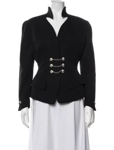 Pre-owned Mugler 1990 Blazer In Black