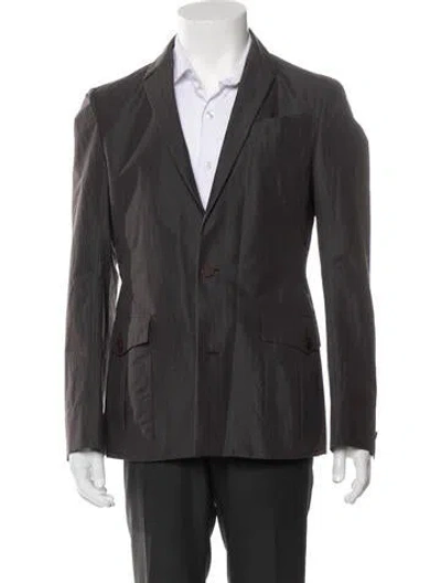 Pre-owned Mugler 1990's Blazer In Gray