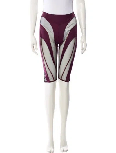 Pre-owned Mugler 2021 Knee-length Shorts In Purple