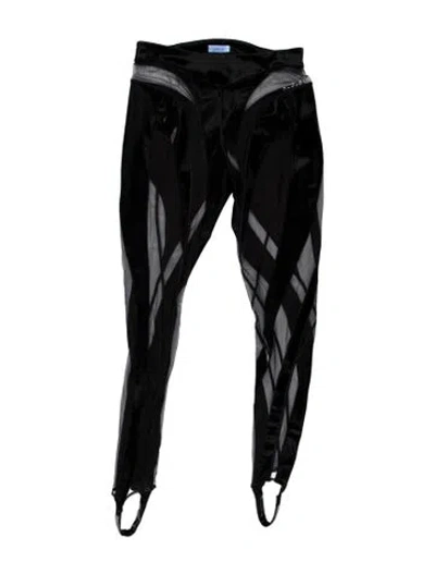 Pre-owned Mugler 2021 Skinny Leg Pants In Black