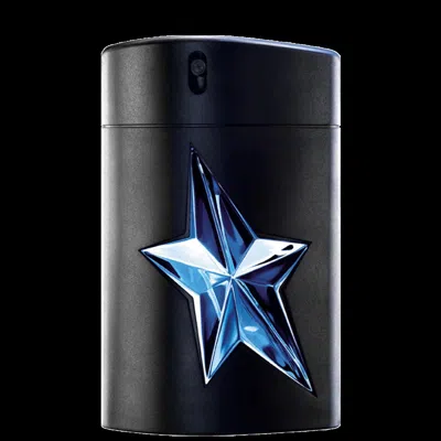 Mugler 3.4 oz Angel Men Edt Spray Refillable Rubber Flask In White