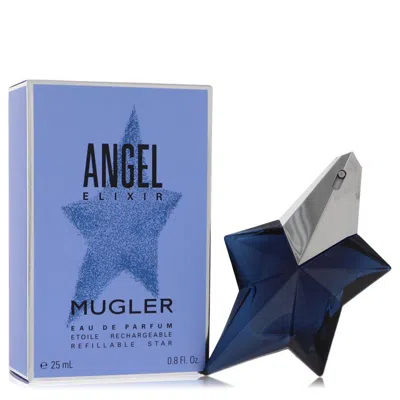 Mugler 3pcs Perfume Gift Sets - Angel Elixir By Thierry  Eau De Parfum Refillable Spray .8 oz For Wom In Transparent