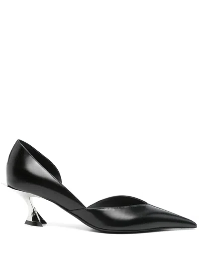 Mugler 55mm Fang Pumps In Black