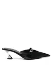 Mugler 65mm Mary Jane Mules In Black