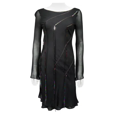 Pre-owned Mugler A Thierry  Couture Little Black Dress Circa 2000