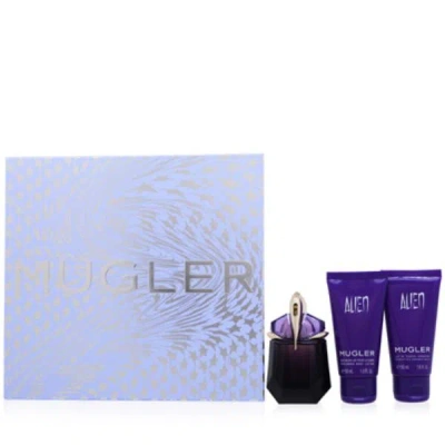 Mugler Alien 3-piece Mini Gift Set For Women In Transparent