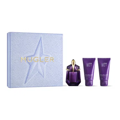 Mugler Alien Edp + Body Ritual Gift Set 3-piece Ambery Woody Perfume & Body Gift Set