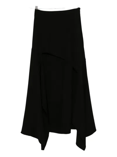 Mugler Asymmetric High-low Skirt